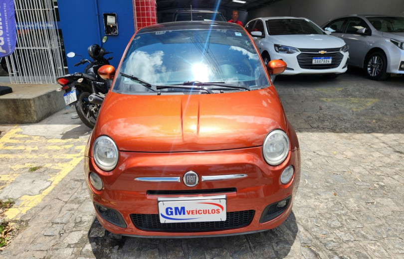 FIAT 500 2012 1.4 SPORT AIR 16V GASOLINA 2P MANUAL - Carango - 130510 - Foto 2 FIAT 500 2012 1.4 SPORT AIR 16V GASOLINA 2P MANUAL - Carango 130510 - Foto 2