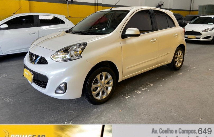 NISSAN MARCH 2017 1.6 SV 16V FLEX 4P AUTOMÁTICO - Carango - 130529 - Foto 1 NISSAN MARCH 2017 1.6 SV 16V FLEX 4P AUTOMÁTICO - Carango 130529 - Foto 1
